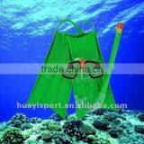 Snorkel Mask Set Kids Diving Set With Double Lens Mask Adjustable Flipper thumbnail-1