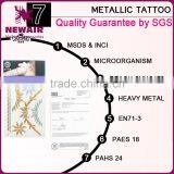 Waterproof Body Safe Metal Jewel Temporary Tattoo Sticker thumbnail-5