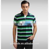 Wholesale Cotton Stripes Design Shirts Men Polo T-shirt thumbnail-5