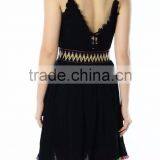 Hot Sale Holiday Dress Woman Fashion Casual Dress With Pompoms thumbnail-5