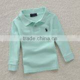 2016 OEM Blank Microfiber Polo Shirt Long Sleeve Unisex Polo Shirt thumbnail-5