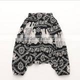 Wholesale Fashion Children Black Colour Harem Pants With White Printer thumbnail-1