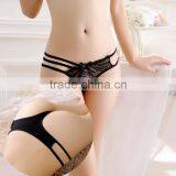 Stock Sey Lace Seamless Underwear Women Ultra Thin Bandage Bowknot Lady Briefs Panties Lady Fashion Sey Lingerie Lingerie G-Stri thumbnail-1