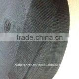 Woven Polypropylene Webbing In Black Color thumbnail-1