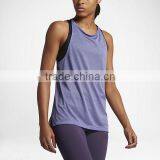 MGOO Custom Made Sleeveless Low Armhole Sport Tank Top Women Blank Lightweight T-shirts For Gym thumbnail-2
