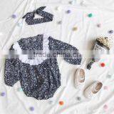 Classical Spring Autumn Girls Clothing Long Sleeve Cotton Rompers Toddler Jumpsuit thumbnail-2