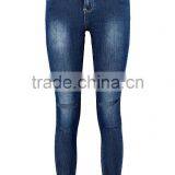 Ladies 2016 Fashion Skinny Jeans Fray Hem Denim Jeans Wholesale thumbnail-3