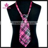 Colorful Grid Gentleman Boys Necktie Silk Fashion Toldders Boys Fashion Neck Tie thumbnail-4