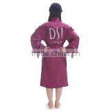 Soft Touch 100 Polyester Branded Silk Bathrobe Women thumbnail-2
