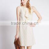 Cotton Rich Lace Ruffle Shift Dress thumbnail-1