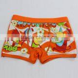 100% Cotton Cute Orange Silk Underwear Kids With Customer's Logo thumbnail-1