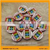 Wholesale Fashion Decoration 4 Holes Custom Resin Button thumbnail-1