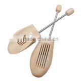 Wooden Type Shoe Stretcher Lotus Wood Shoe Tree With Strong Spring thumbnail-5