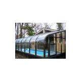 10mm Ultra White Low-E Curved Tempered Glass Panel For Greenhouse , Heat-resistant