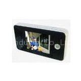 Energy Saving TFT LCD Panel Digital Door Viewer Easy Installation With Brass Peephole Barrel