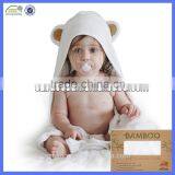 OEKO Manufacturer Custom Packaging and Private Label 100% Organic Bamboo Hooded Baby Towel Without Dyeing thumbnail-1