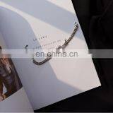 Water Drop Bracelet Simple Transparent Disk Glossy Glass Bead Bracelet thumbnail-3