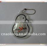 Decorative Custom Logo Printed PVC Down Feather Clothing Patches/label/tags thumbnail-3