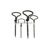 Black Finish 4pcs Gimlet Tool Set Hole Starters for Drilling Holes