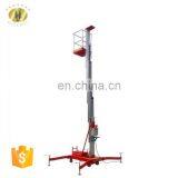 7LSJLI Shandong SevenLift 10m Tilt Back Aluminium Vertical Hydraulic Telescoping Electric Material Transportable Man Lift thumbnail-4