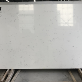 Artificial carrara white quartz stone slab