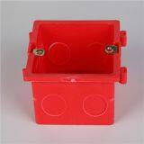 Blue / Red Color Switch Junction Box For Wall Switch / Socket Connecting Box thumbnail-3