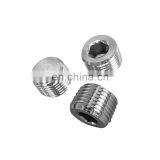 High Quality 1/4'' Inch Stainless Steel Threaded 304 Inner Hexagon Blocked Head Stuffy Head Oil Metal Tube Fittings Plug thumbnail-1