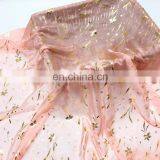 China Supplier Cheap High Quality 100% Polyester 30D Bronzing Chiffon Fabric for Saree thumbnail-4