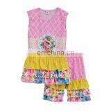 Ruffle Designer Children's Clothing Wholesale Stripe Baby Clothes China thumbnail-5