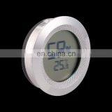 New Design Round Indoor Cigar Digital Thermometer Hygrometer thumbnail-5