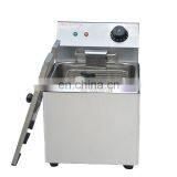 CE Approved New Type Commercial Electric Deep Fryer Stainless Steel Single Tank Potato Chips Fryer Machine Free Shipping thumbnail-2
