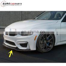 for F80 M3 / F82 M4 Carbon Fiber Parts Fit for F80 M3 / F82 M4 All Year to V Style Carbon Fiber Front Lip and Diffuser for M3 M4 thumbnail-1