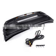 Fits F150 2015-2017 Front Upper Grille Raptor Style With LED Light Bar thumbnail-3