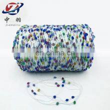 Sell Well New Type Lace Polyester Dope Dyed Yarn Pingpong Yarn thumbnail-2