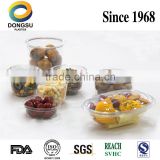 Clear PET deli containers,salad bowls,First manufacturer of PET products in China, best supplier