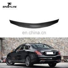 Carbon Fiber W221 Rear Spoiler for Mercedes Benz S450 S500 S550 S63 S65 AMG Sedan 4-Door 08-13 thumbnail-1