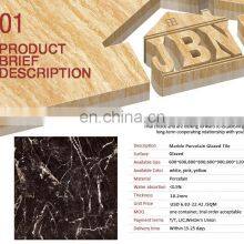 Foshan JBN Ceramics Black 600x600 800x800mm Marble Glazed Porcelanato Wall Tiles Porcelain Floor Tiles Indoor Tiles thumbnail-4
