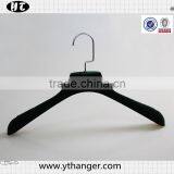 Green Velvet Flocking Hanger With Anti-slip Notch for Clothes thumbnail-5