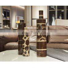 Nordic Style Luxury Modern Creative Leopard Grain Design Decorative Ceramic Vase for Home Decor thumbnail-3
