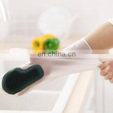 Farming Warehouse Gardening Work PVC Palm Dotted Canvas Long Sleeve Industrial Gloves thumbnail-4