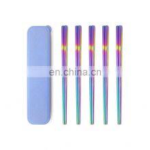 27cm new best selling multicolor special food grade unique cutlery durable lightweight chopsticks reusable
