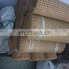 Natural Color High Quality Natural Rattan 1/2 Open Hexagon Cane Webbing Roll for Making Chair and Furniture Serena +84989638256 thumbnail-2