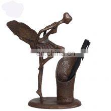 Custom Casting Metal Material Artware Pen Holder Cast Iron Penholder thumbnail-1
