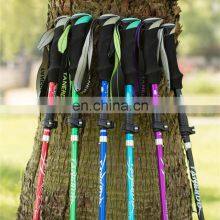 Outdoor Multifunction Walking Stick Trekking Poles Telescopic Fold Crutches Hiking Stick Crutch Elderly Metal Stick Walking Cane thumbnail-5