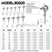 New 1g 1.5g 2g 2.5g 3.5g 5g 7g 10g 14g 20g 30g Fishing Hook Lead Jig Lure Hard Baits Soft Worm Fishing Hooks thumbnail-4