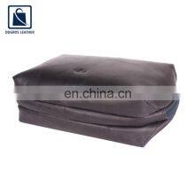 High Quality Best Selling Water Proof Lining Material Genuine Leather Toiletry Bag From Trusted Indian Exporter thumbnail-3