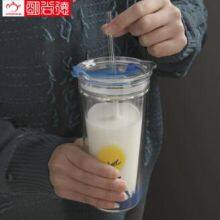 Deer Cup Custom 400ml Frosted Glass Tumbler With Silicone Sleeve Borosilicate Glass Cup With Lid and Straw thumbnail-3