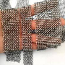 20x15 Stainless Steel Chainmail Scrubber/stainless Steel Ring Mesh/chain Mail Customized thumbnail-3