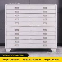 Heavy Duty 10 Drawer Blueprint Organizer | With Central Lock System | for Engineering Company thumbnail-5