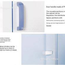Global Standard PP Medical Cabinet-LCT257 With Double Door and 3 Adjustable Shelves for Petrochemical Research Stations thumbnail-4